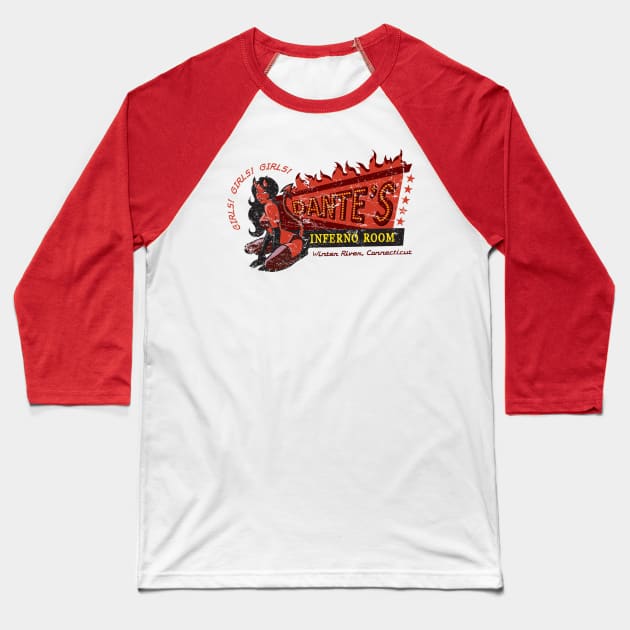 Dante's Inferno Room Baseball T-Shirt by MindsparkCreative